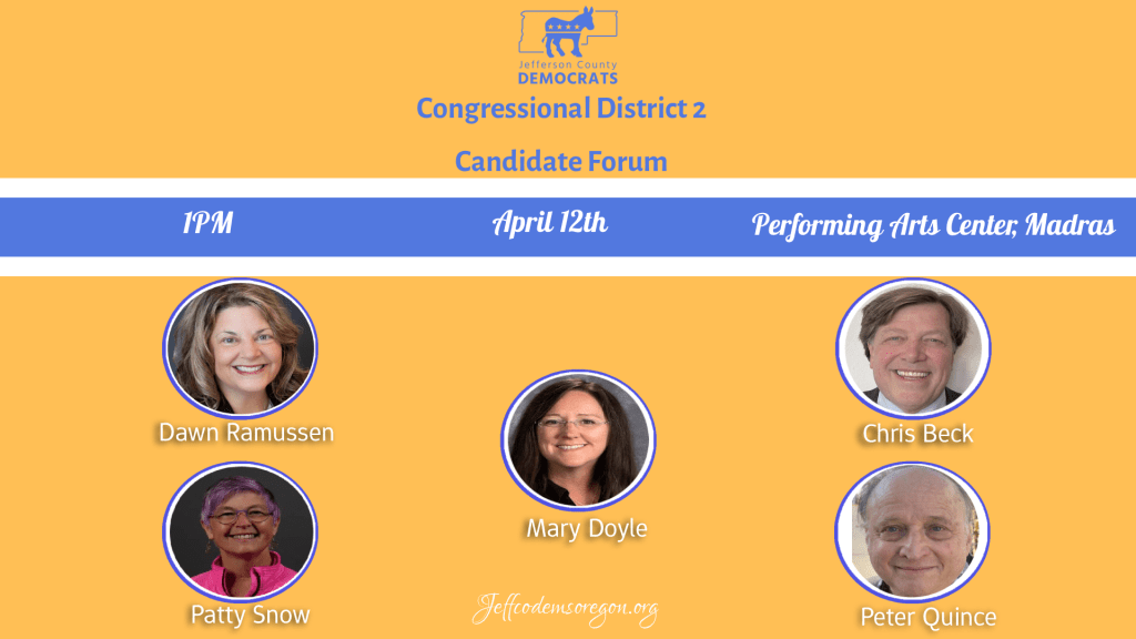 Congressional Candidate Forum April&nbsp;12